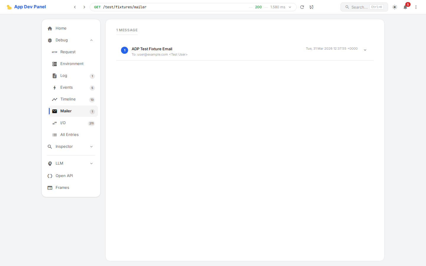 Mailer Collector panel