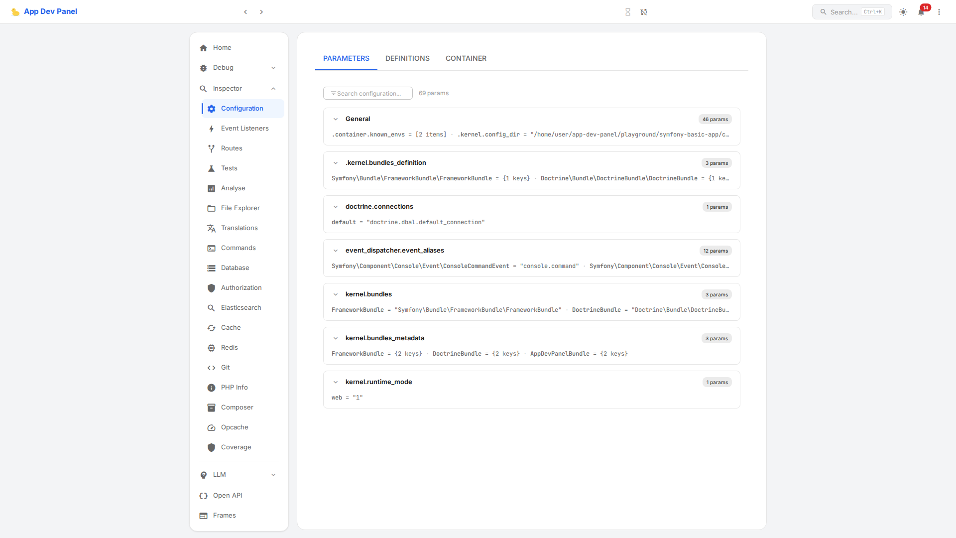 Configuration Inspector